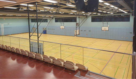 Sporthalle der leonardo da Vinci Gesamtschule